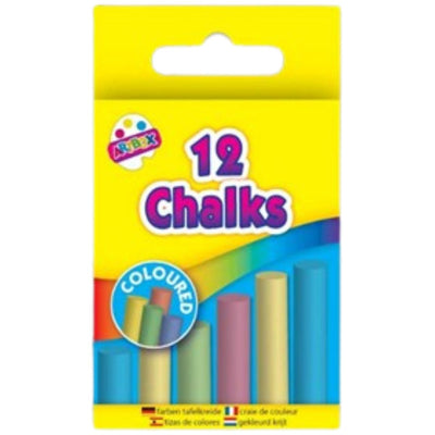 12 Colour Chalks
