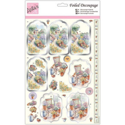 Foiled Decoupage, Country Cottage