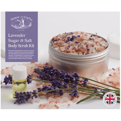 Lavender Body Scrub Kit