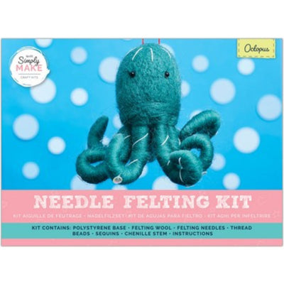 Needle Felting Kit, Octopus