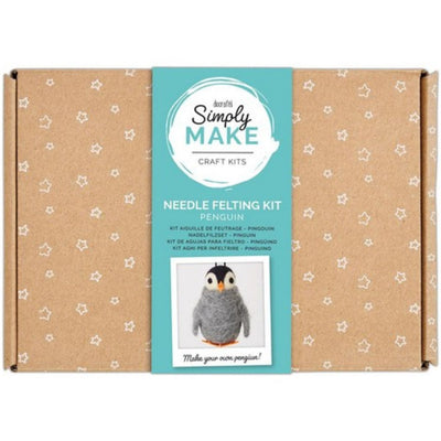 Needle Felting Kit, Penguin