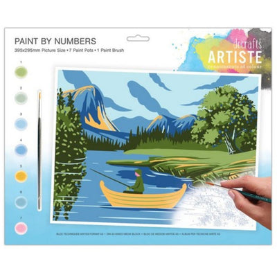 Large Paint By Numbers, Lakes & Mountains