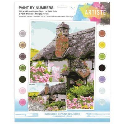 Paint By Numbers, Cottage Core, 14 colours, 3 brushes