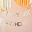 Mix It Up Gold Customisable Age Birthday Paper Banner