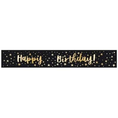 Happy Birthday Add an Age Foil Banner