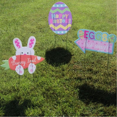 Easter Egg Hunt Lawn Signs (3 pack)