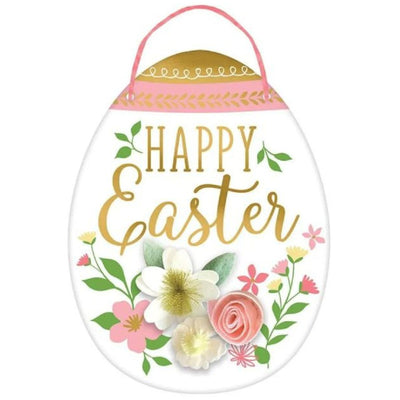 Happy Easter MDF Hanging Sign