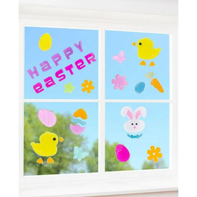 Easter Gel Window Stickers Assorted
