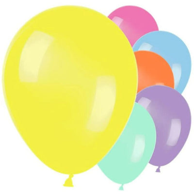 Multi-coloured Metallic Balloons 30cm (10 pack)