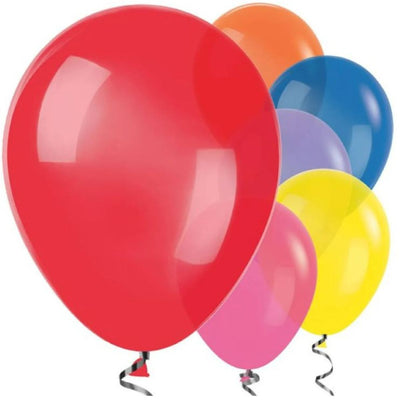 Multi-coloured Balloons 30cm (50 Pack)