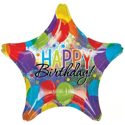 Happy Birthday Bash Jumbo Balloon 71cm (Foil)