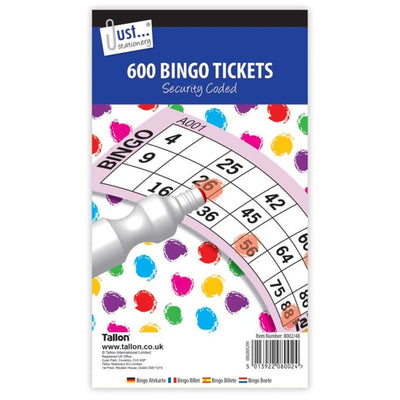 600 Jumbo Bingo Tickets