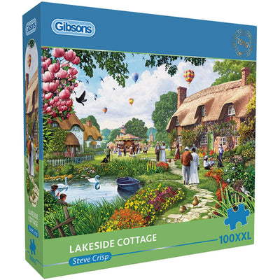 Lakeside Cottage Puzzle, 100 XXL Pieces