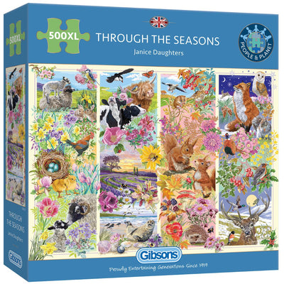 Through the Seasons Puzzle, 500 XL Pieces