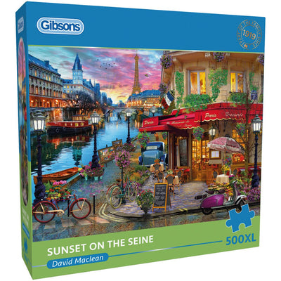 Sunset on the Seine Puzzle, 500 XL Pieces