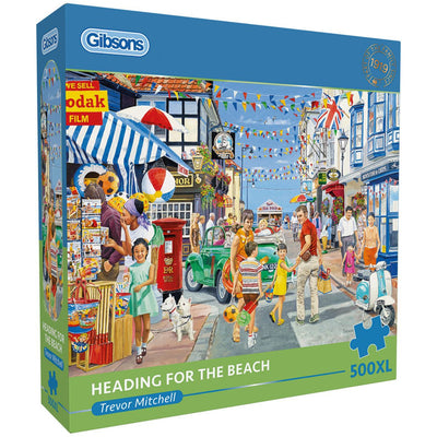 Heading for the Beach Puzzle, 500 XL Pieces
