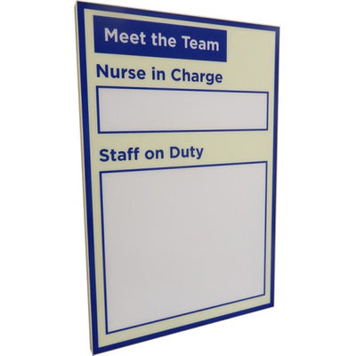 Staff on Duty Drywipe Display Board