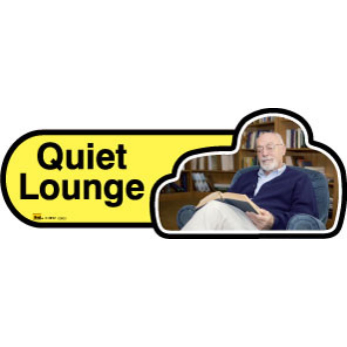 Quiet Lounge Sign, 30cm
