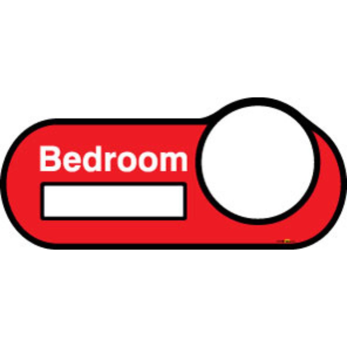 Bedroom Interchangeable Sign, 30cm